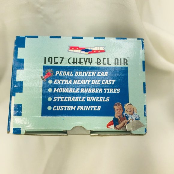 Gearbox 1997 Vintage 1957 Chevy Bel Air Convertible Serial #05369 Pedal Car New - Picture 6 of 10